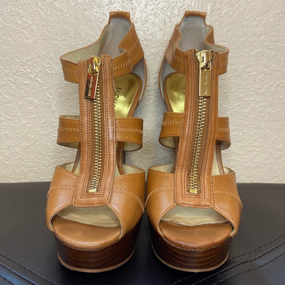 Tan Michael Kors heels